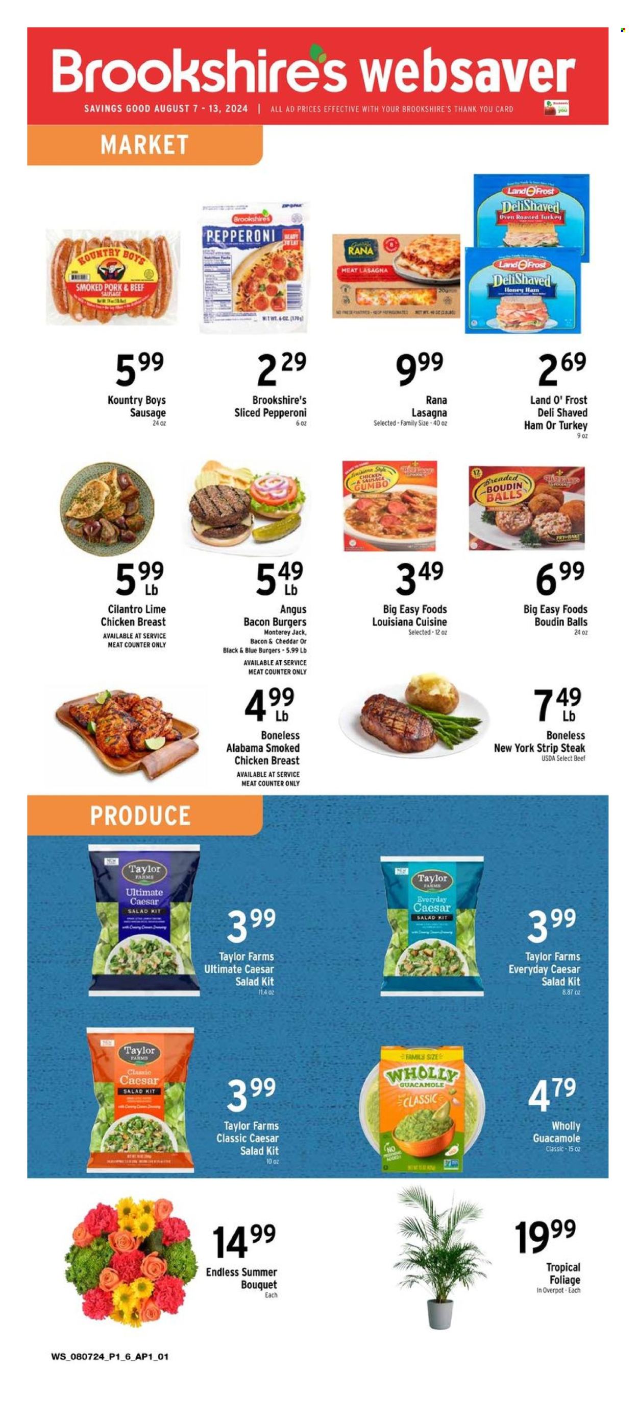 Brookshires ad - 08/07/2024 - 08/13/2024. Page 1