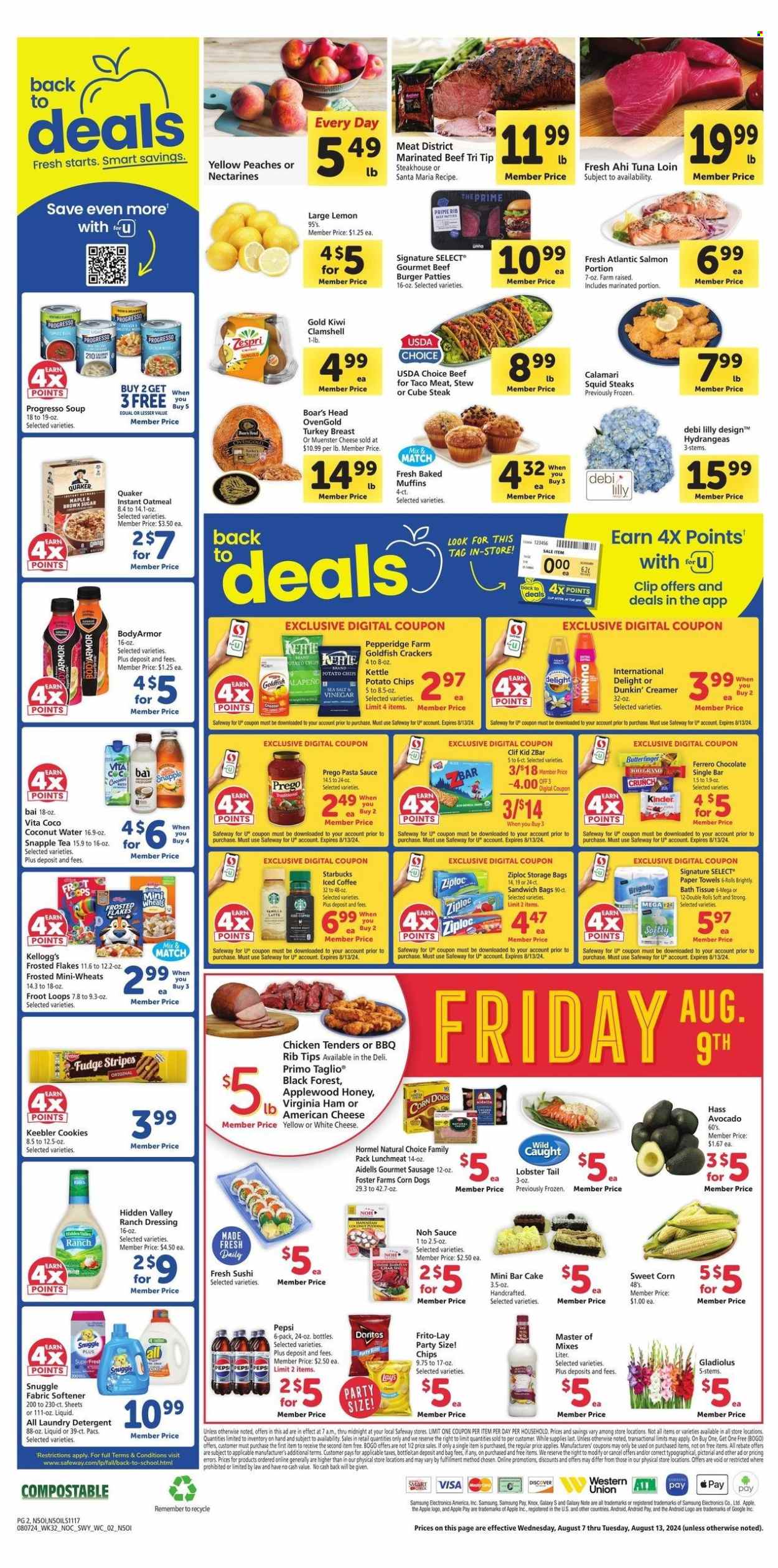 Safeway ad - 08/07/2024 - 08/13/2024. Page 2