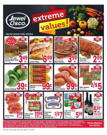 Jewel Osco Flyer - 07/31/2024 - 10/01/2024.