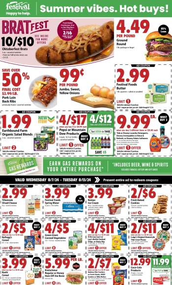 Festival Foods Flyer - 08/07/2024 - 08/13/2024.