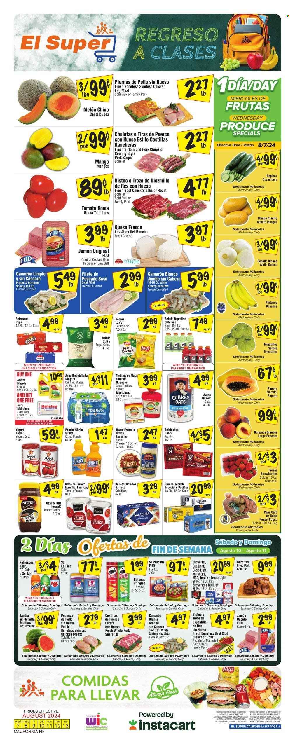 El Super ad - 08/07/2024 - 08/13/2024. Page 1