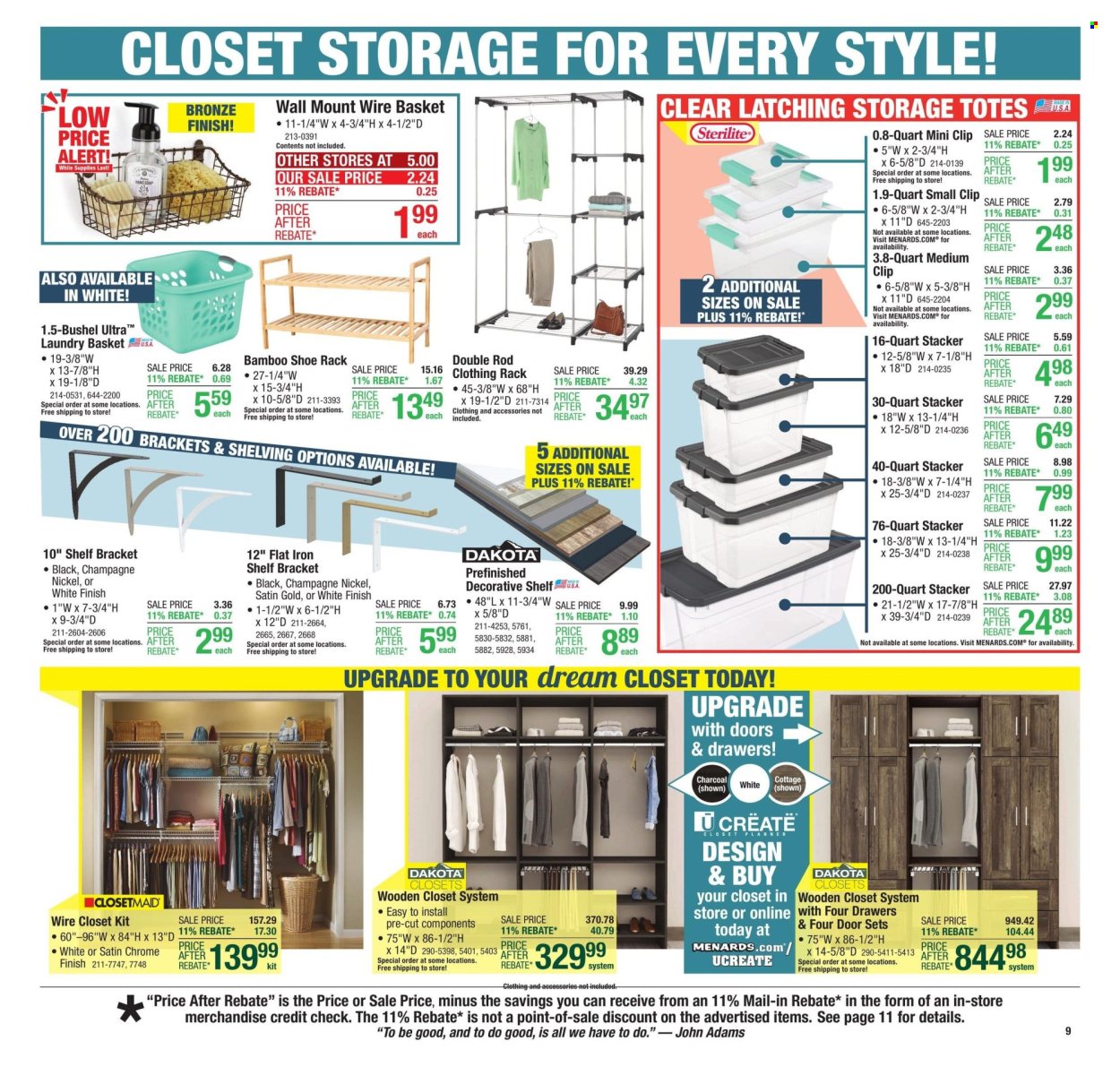 Menards ad - 08/08/2024 - 08/18/2024. Page 14