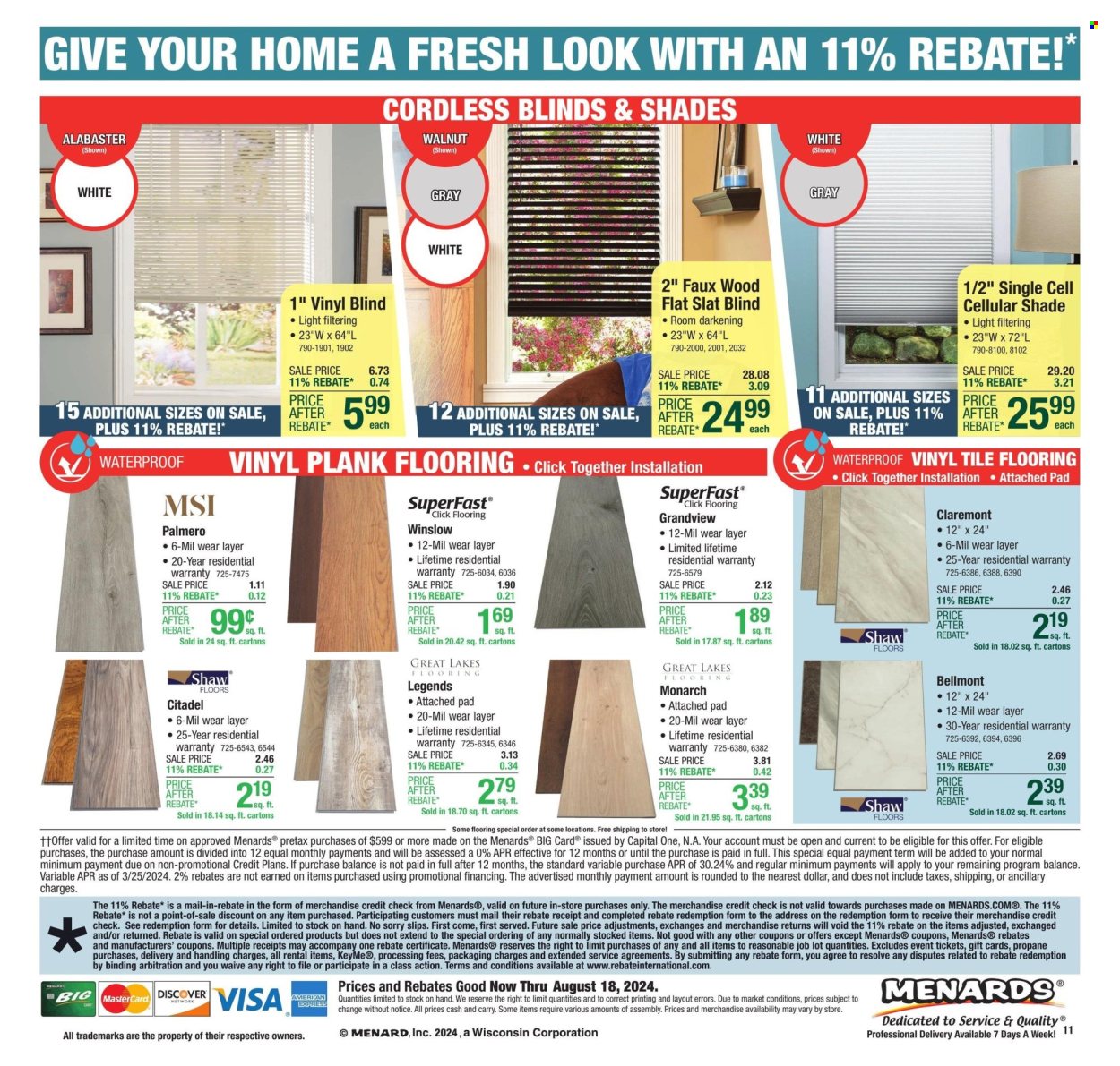 Menards ad - 08/08/2024 - 08/18/2024. Page 18