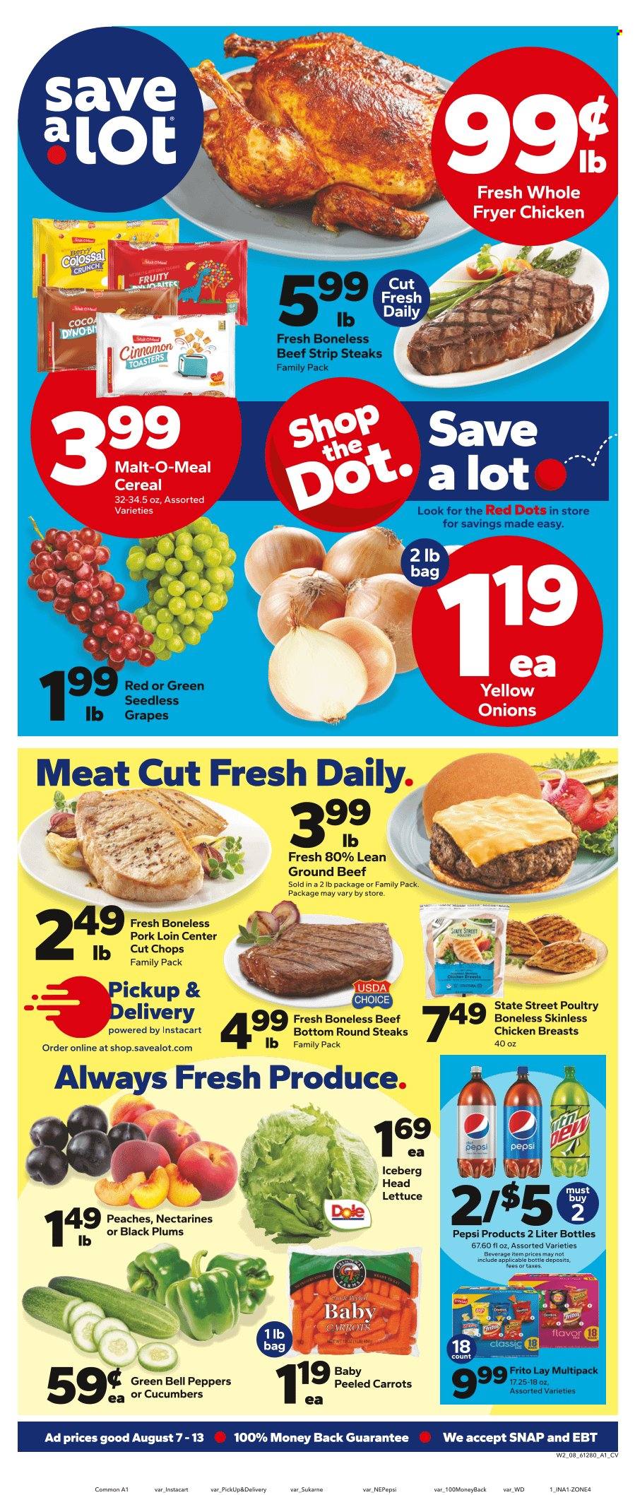 Save a Lot ad - 08/07/2024 - 08/13/2024. Page 1