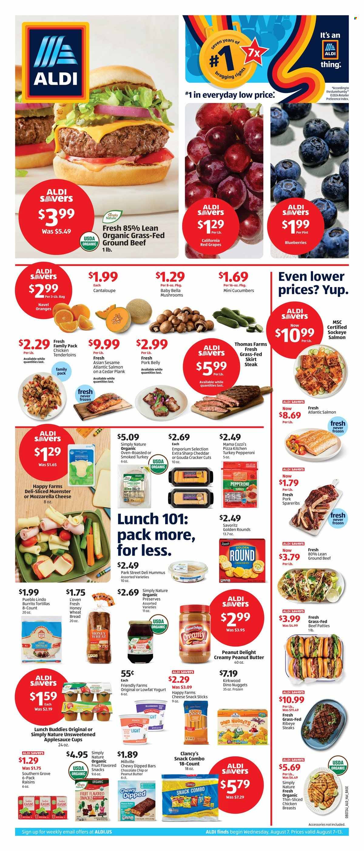 ALDI ad - 08/07/2024 - 08/13/2024. Page 1
