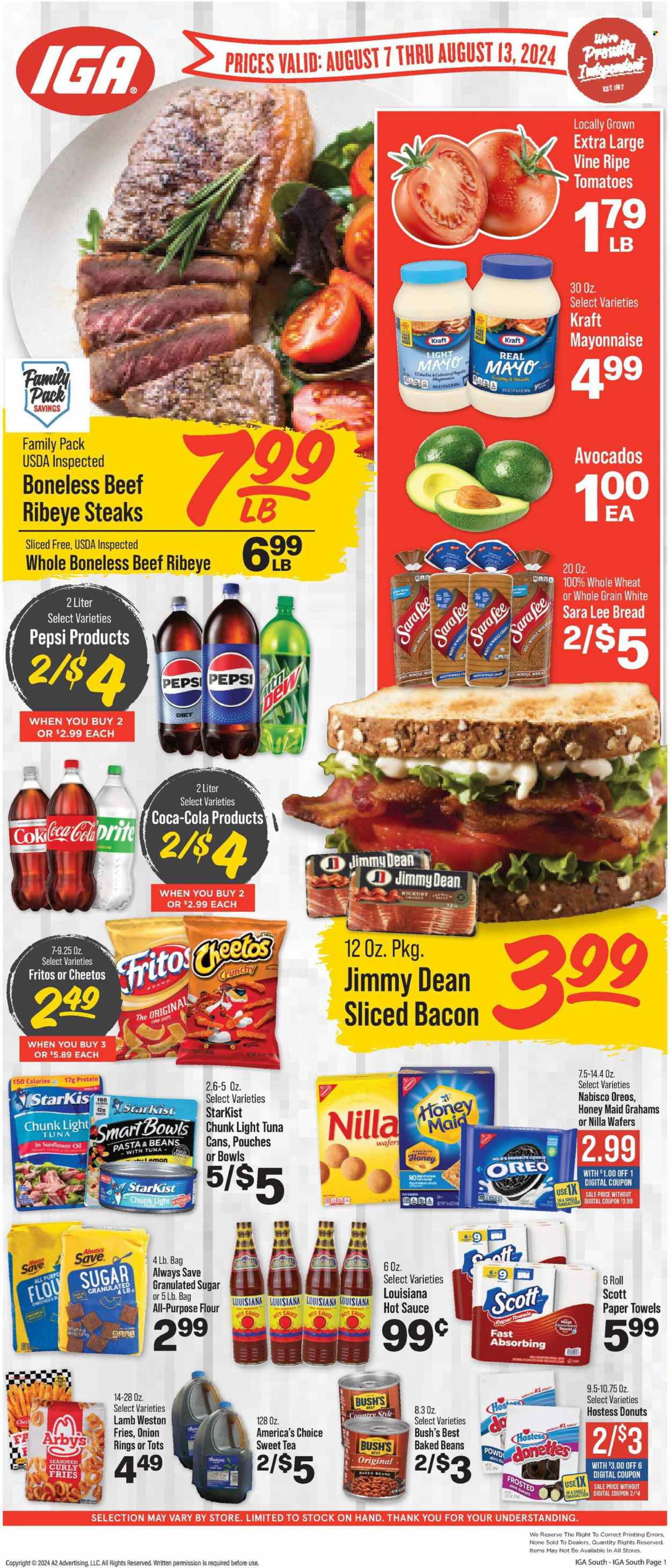 IGA ad - 08/07/2024 - 08/13/2024. Page 1