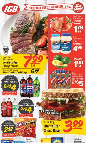IGA Flyer - 08/07/2024 - 08/13/2024.