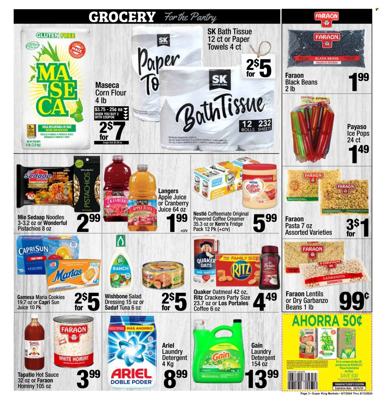 Super King Markets ad - 08/07/2024 - 08/13/2024. Page 3