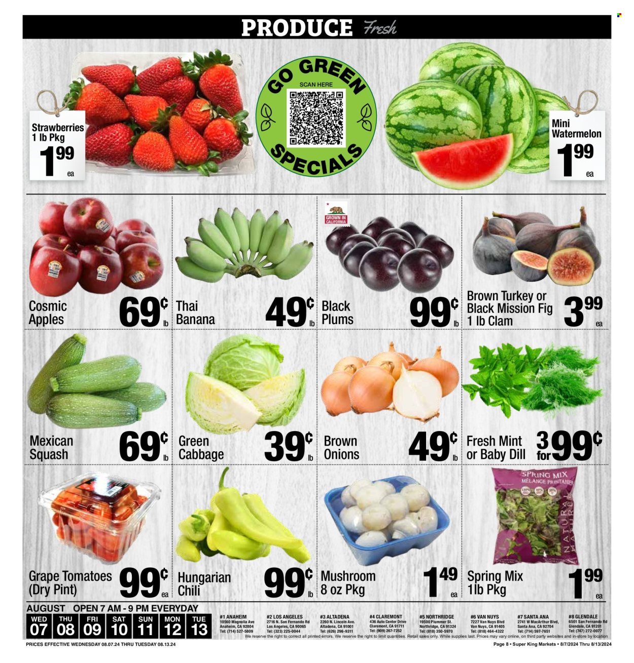 Super King Markets ad - 08/07/2024 - 08/13/2024. Page 8