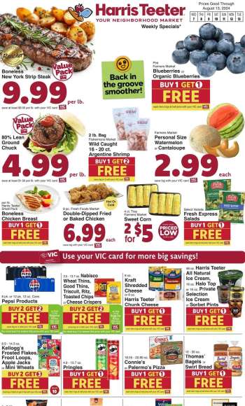 Harris Teeter Flyer - 08/07/2024 - 08/13/2024.