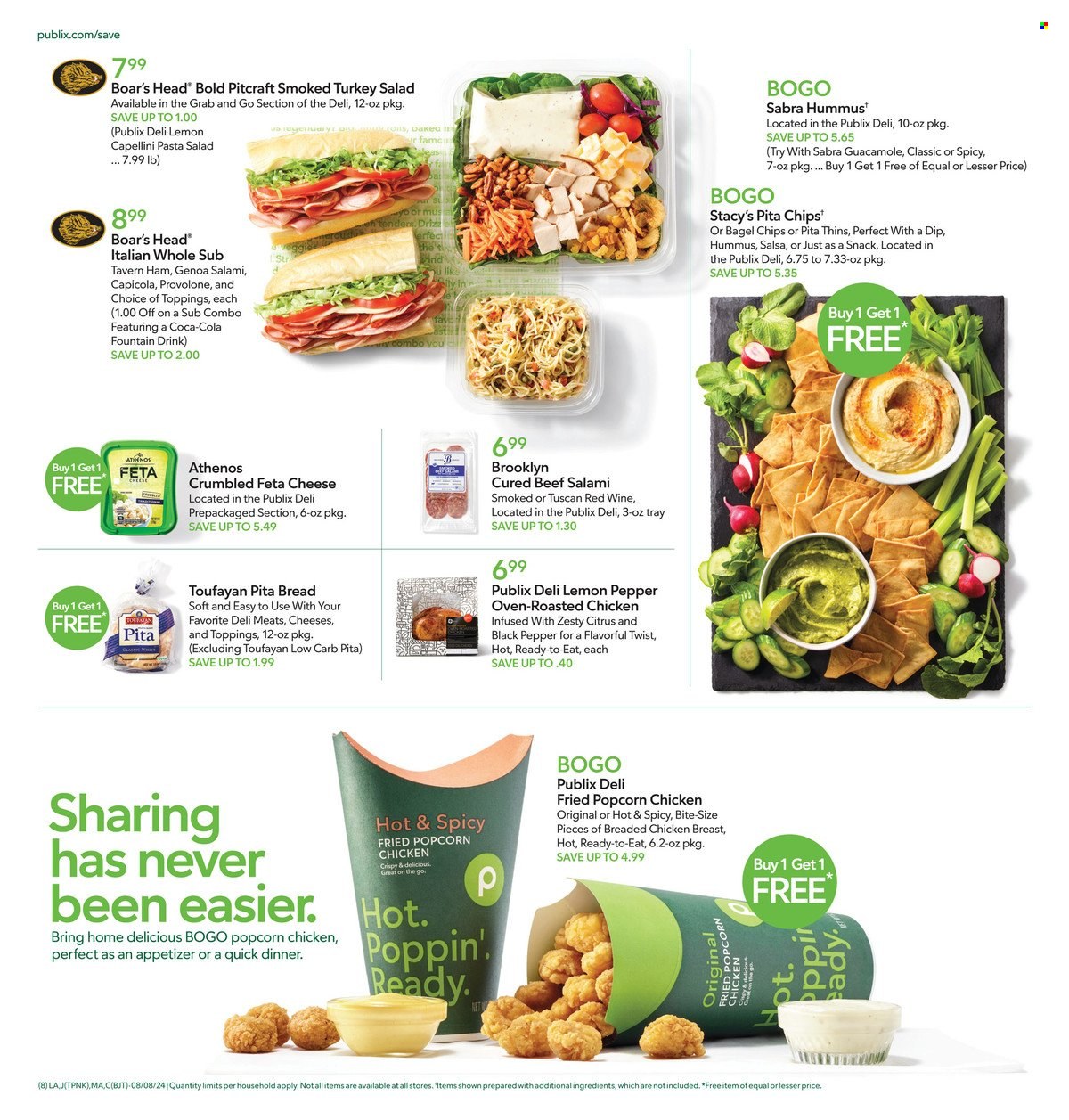 Publix ad - 08/08/2024 - 08/14/2024. Page 8