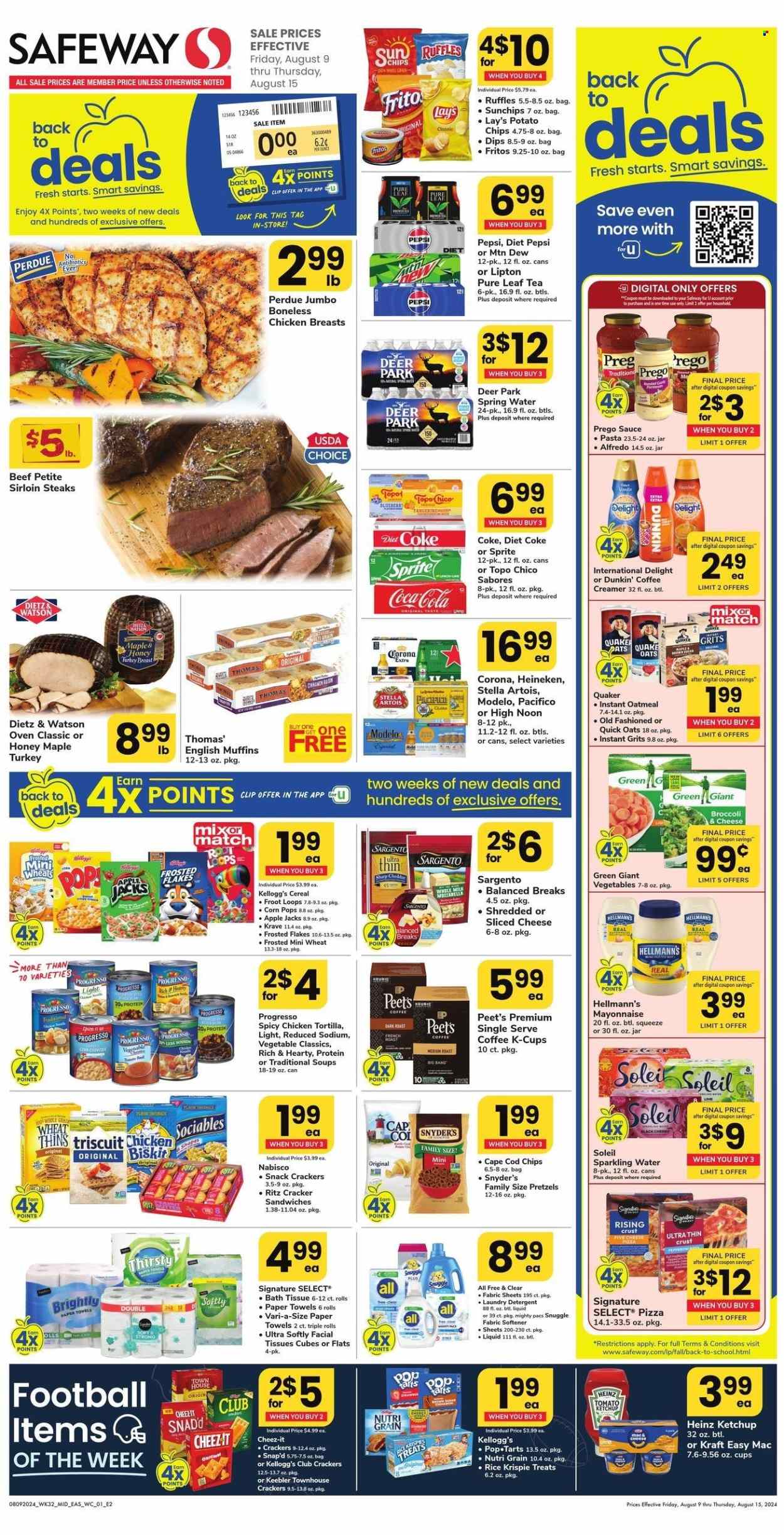 Safeway ad - 08/09/2024 - 08/15/2024. Page 1
