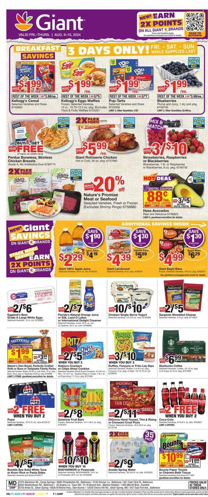 Giant Food ad - 08/09/2024 - 08/15/2024. Page 1