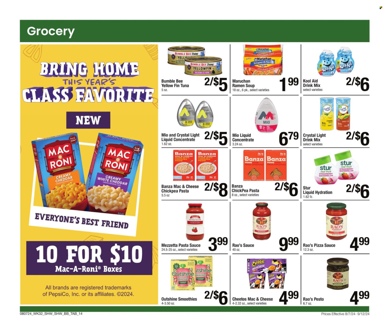 Shaw’s ad - 08/07/2024 - 09/12/2024. Page 14