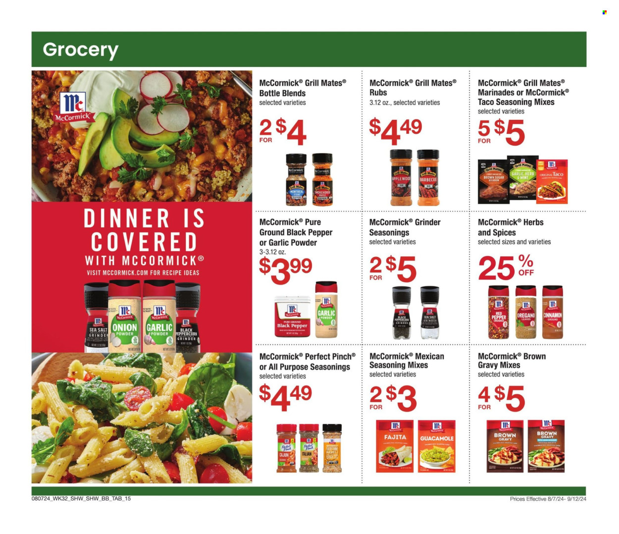 Shaw’s ad - 08/07/2024 - 09/12/2024. Page 15