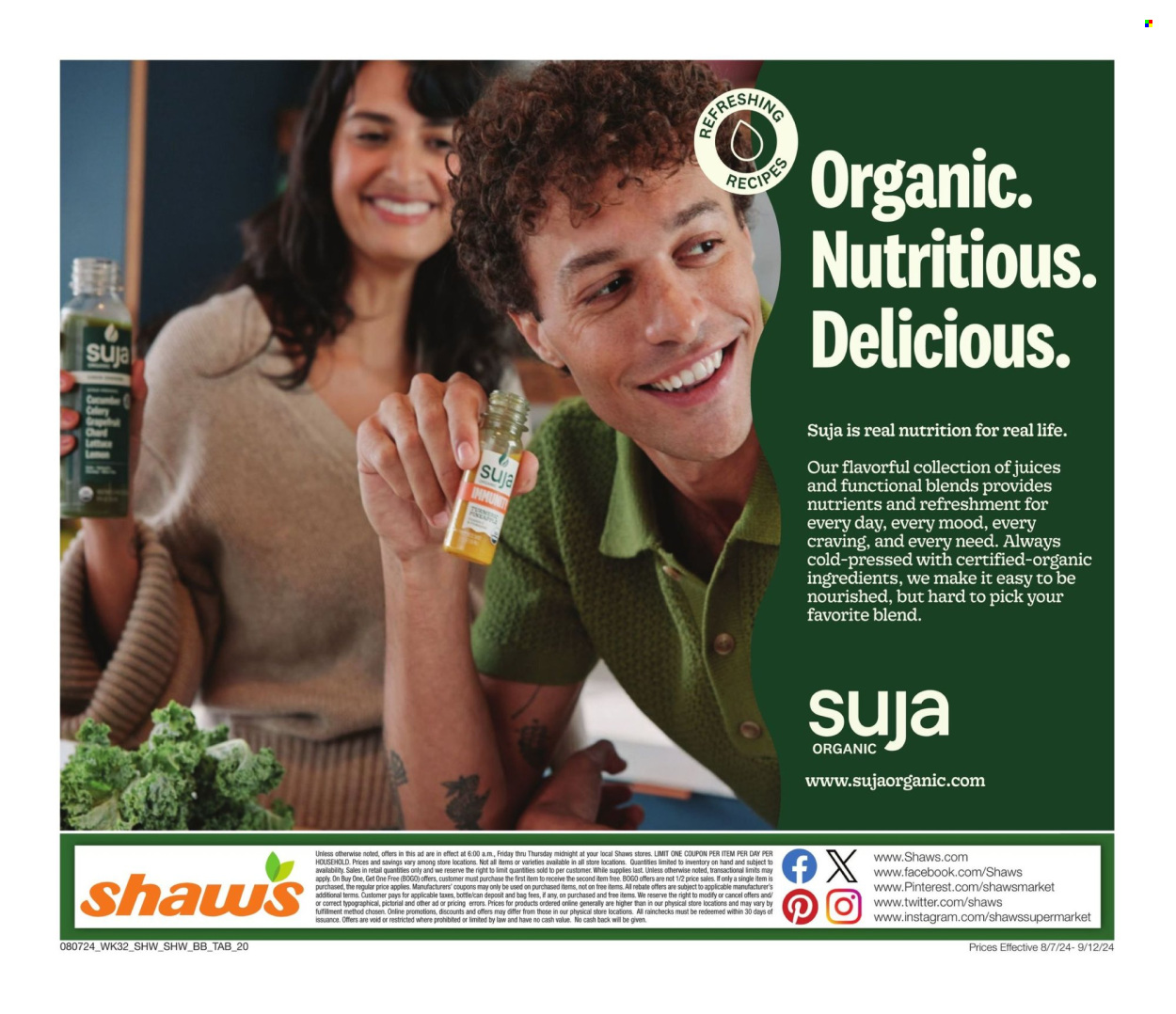 Shaw’s ad - 08/07/2024 - 09/12/2024. Page 20