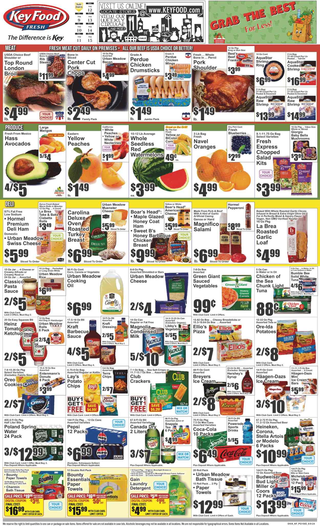 Key Food ad - 08/09/2024 - 08/15/2024. Page 1