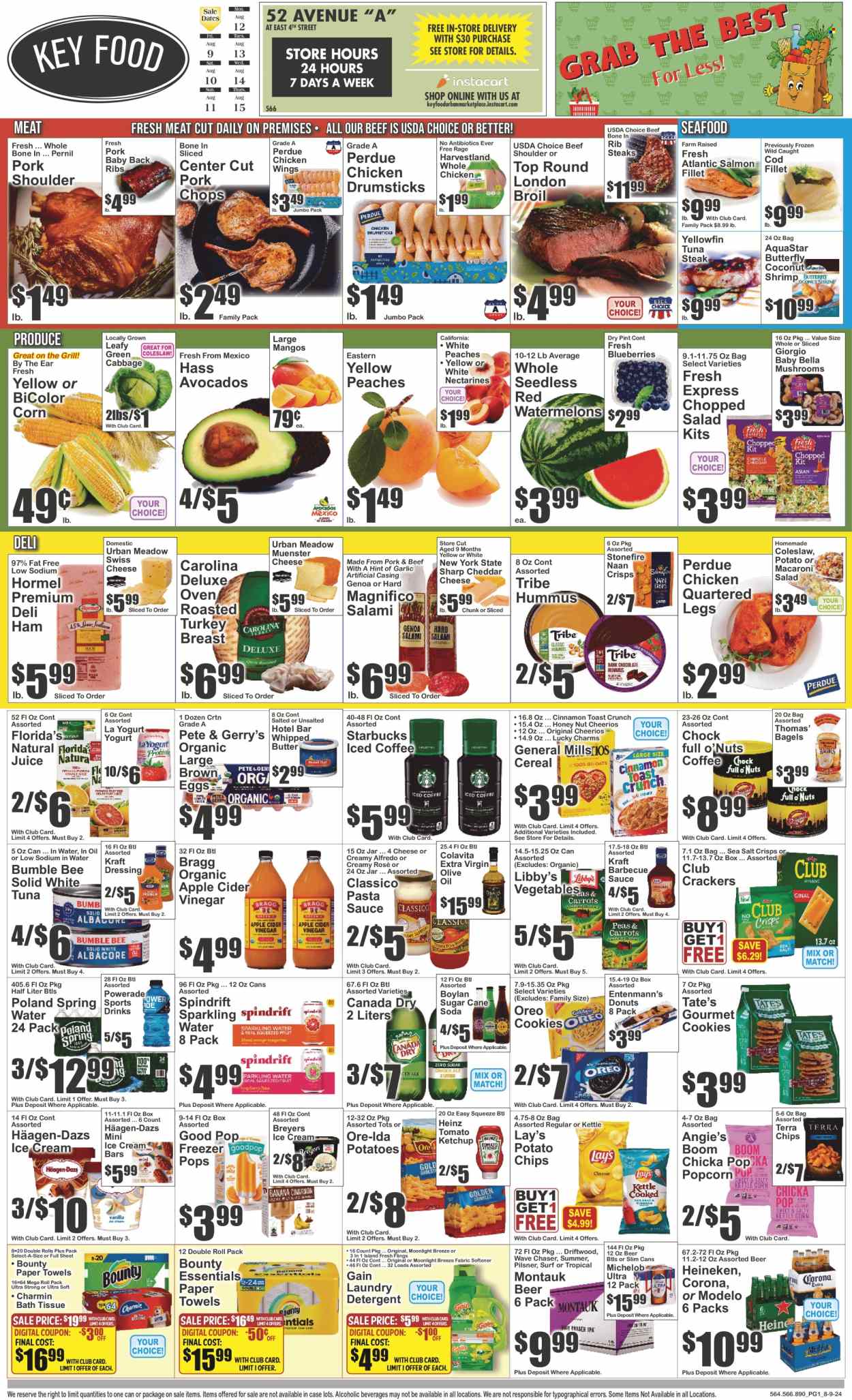 Key Food ad - 08/09/2024 - 08/15/2024. Page 1