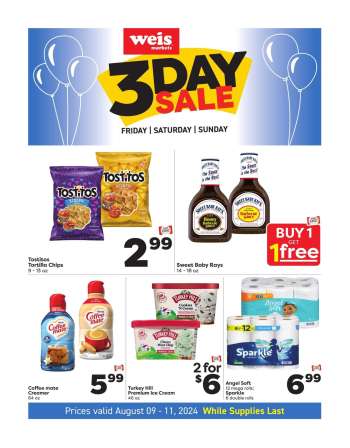 Weis Flyer - 08/09/2024 - 08/11/2024.