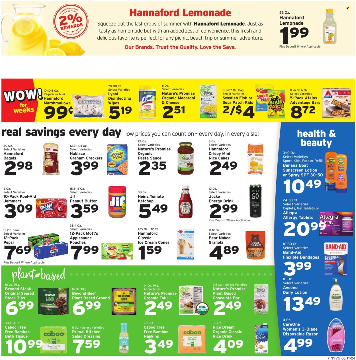 Hannaford ad - 08/11/2024 - 08/17/2024. Page 7