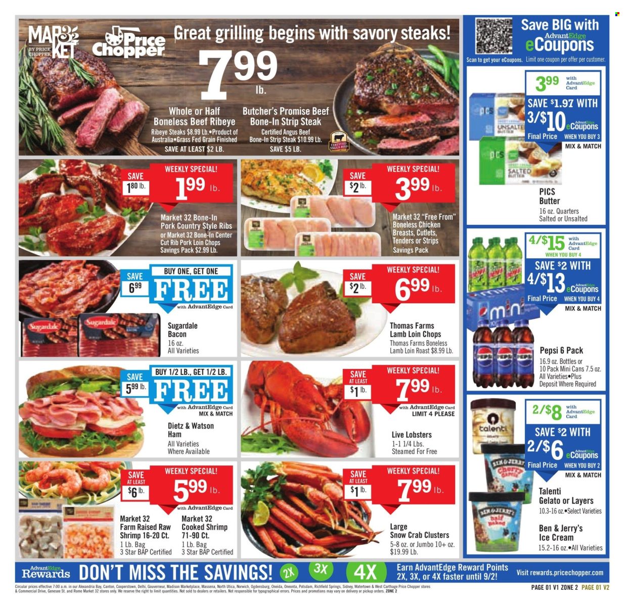 Price Chopper ad - 08/11/2024 - 08/17/2024. Page 1