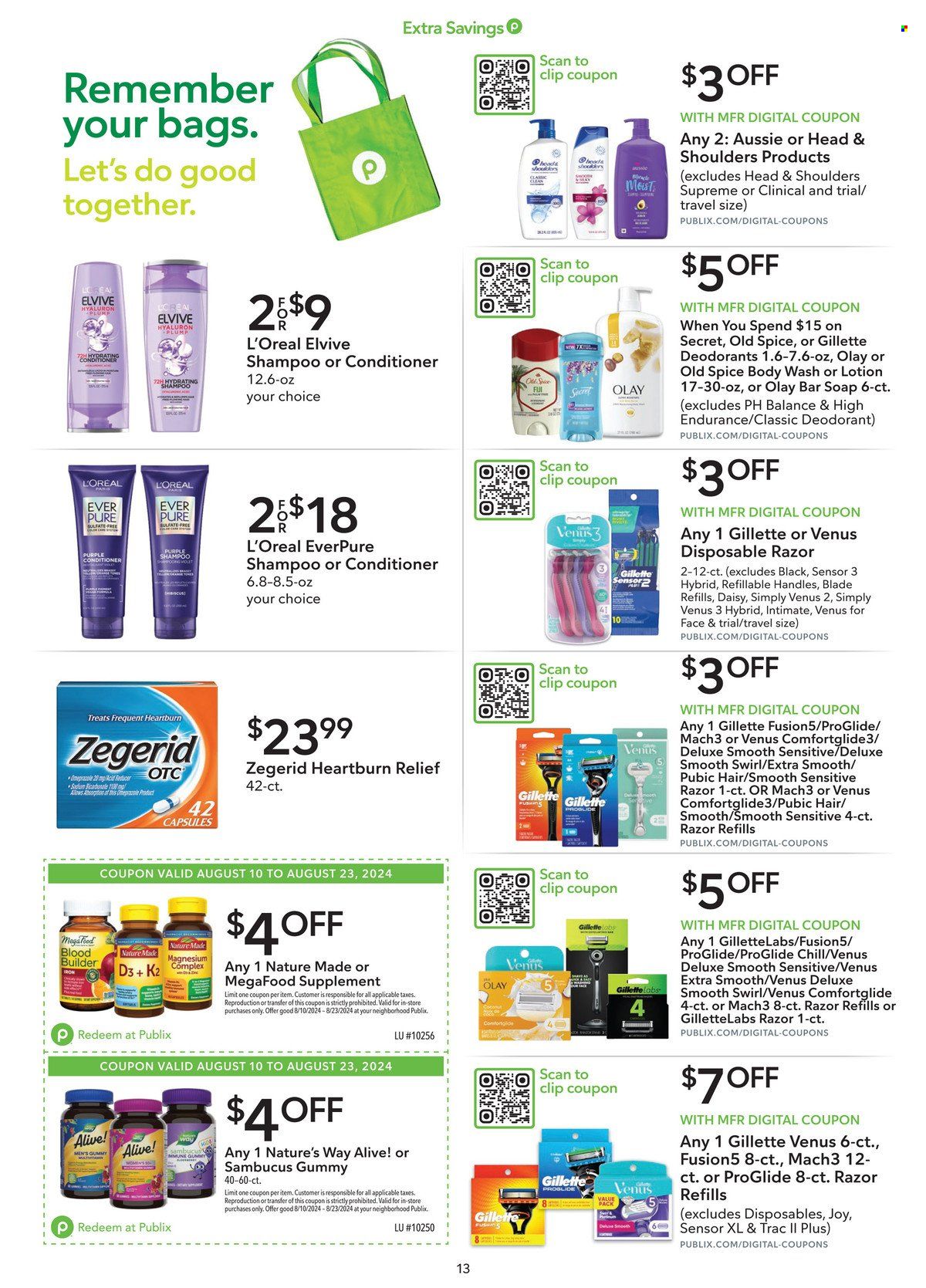 Publix ad - 08/10/2024 - 08/23/2024. Page 13