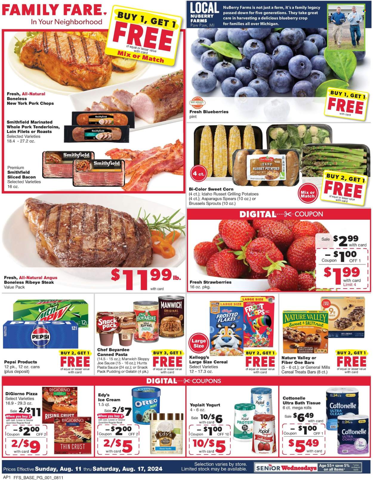 Family Fare ad - 08/11/2024 - 08/17/2024. Page 1