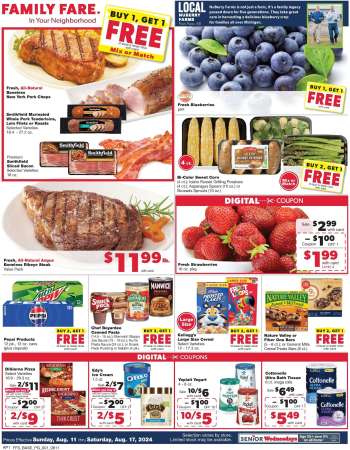 Family Fare Flyer - 08/11/2024 - 08/17/2024.