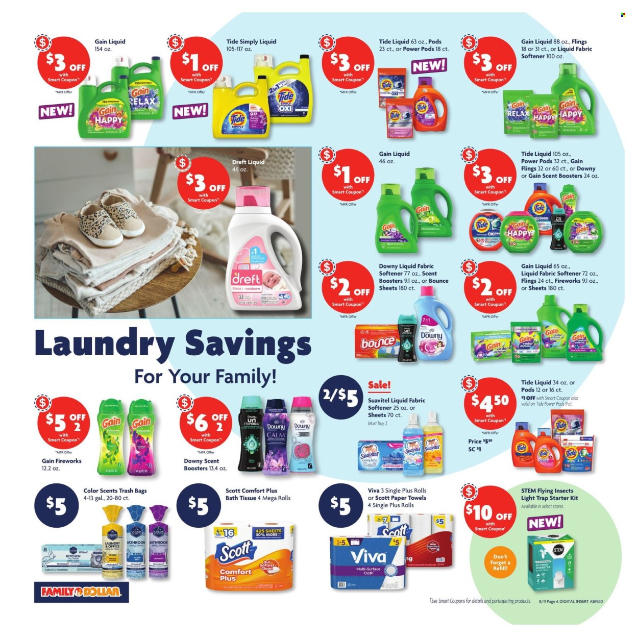 Family Dollar ad - 08/11/2024 - 08/17/2024. Page 6
