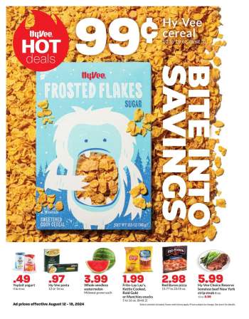 Hy-Vee Flyer - 08/12/2024 - 08/18/2024.