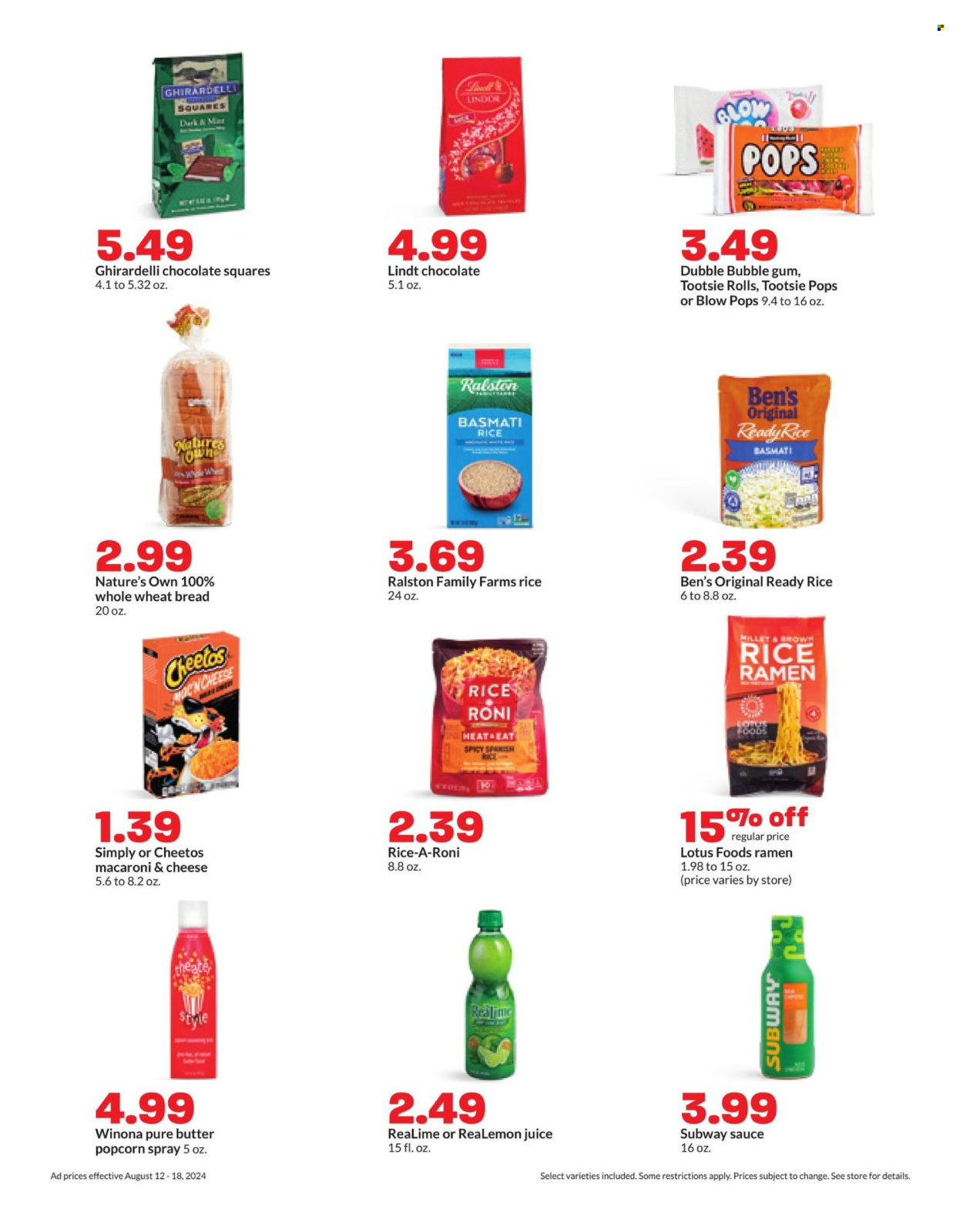 Hy-Vee ad - 08/12/2024 - 08/18/2024. Page 20