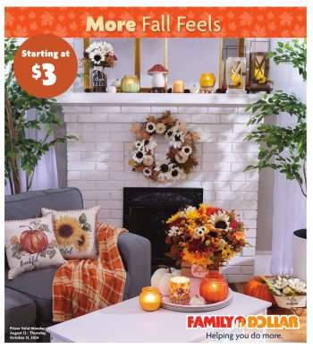 Family Dollar Flyer - 08/12/2024 - 10/31/2024.