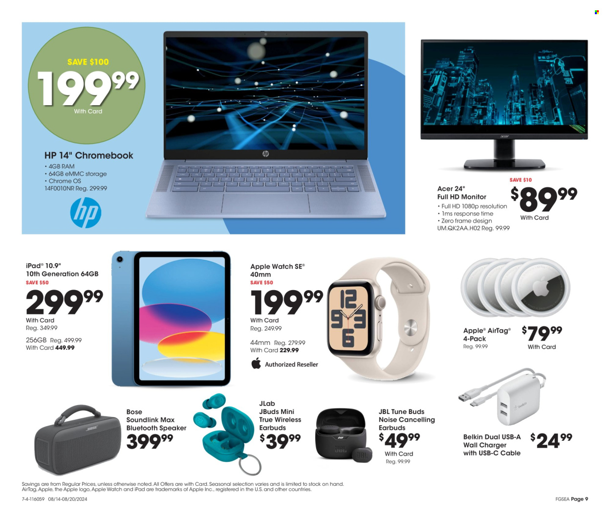 Fred Meyer ad - 08/14/2024 - 08/20/2024. Page 9