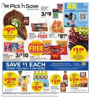 Pick ‘n Save Flyer - 08/14/2024 - 08/20/2024.