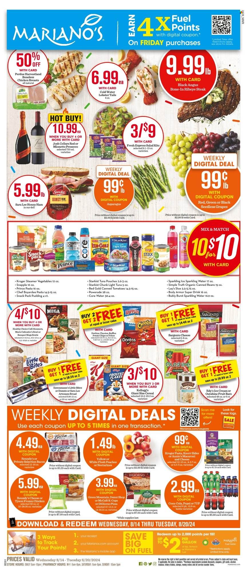 Mariano’s ad - 08/14/2024 - 08/20/2024. Page 1