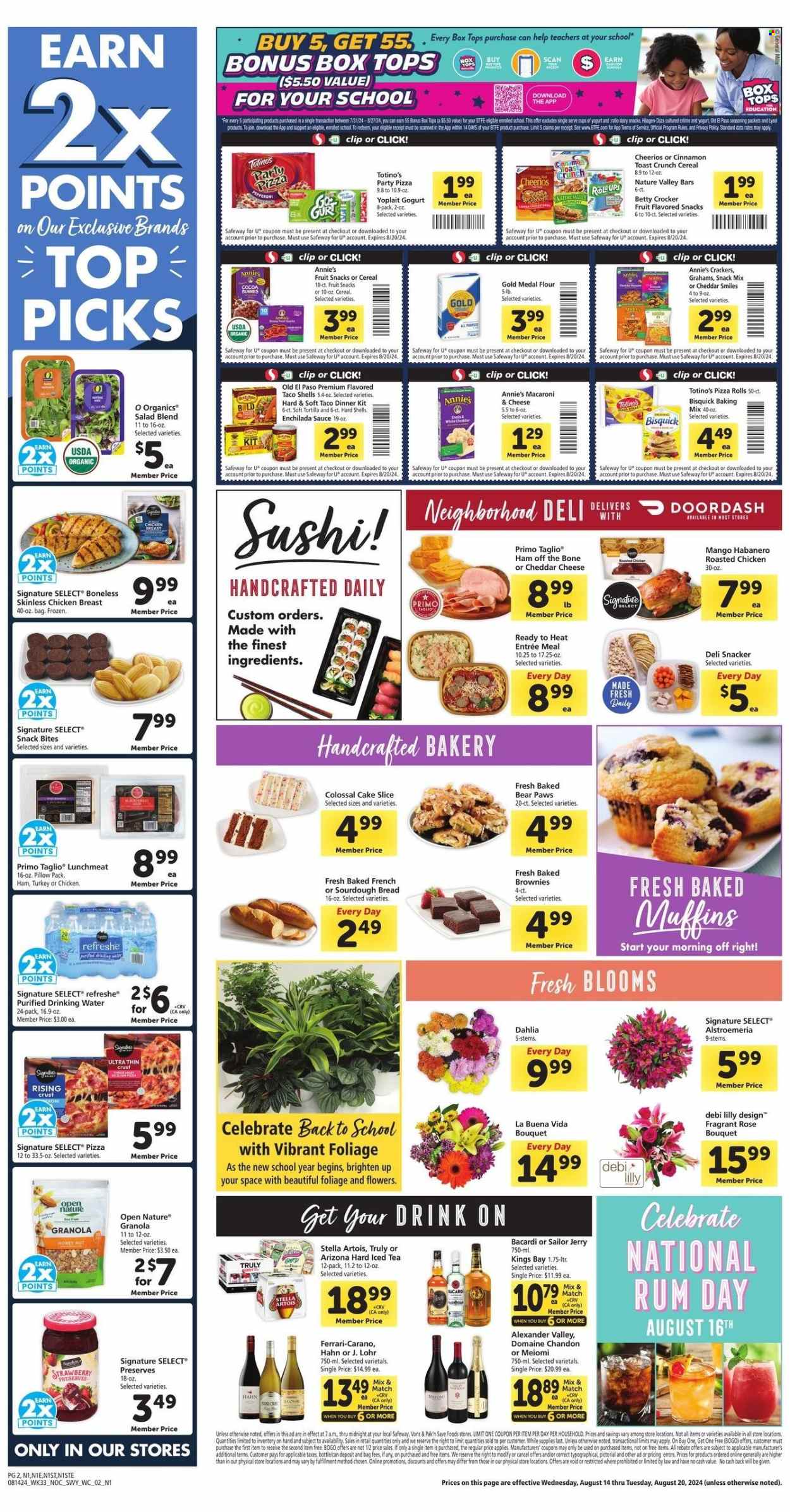 Safeway ad - 08/14/2024 - 08/20/2024. Page 2