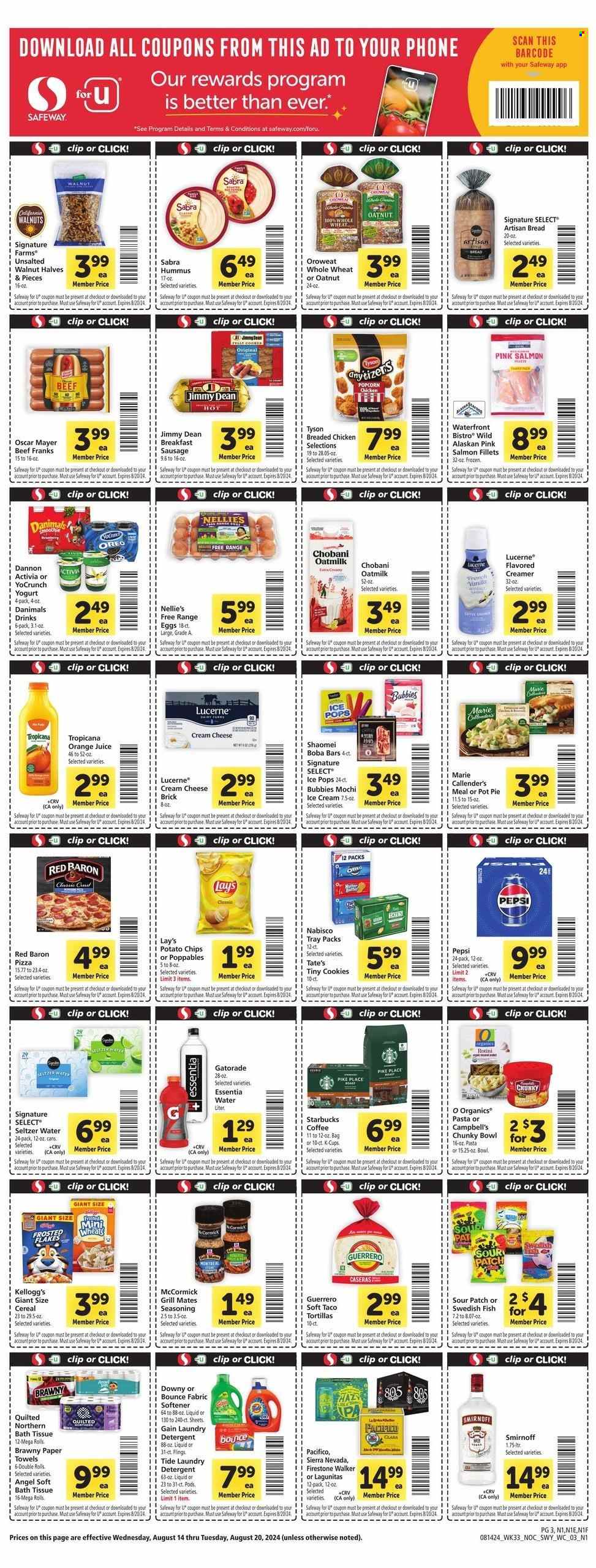 Safeway ad - 08/14/2024 - 08/20/2024. Page 3
