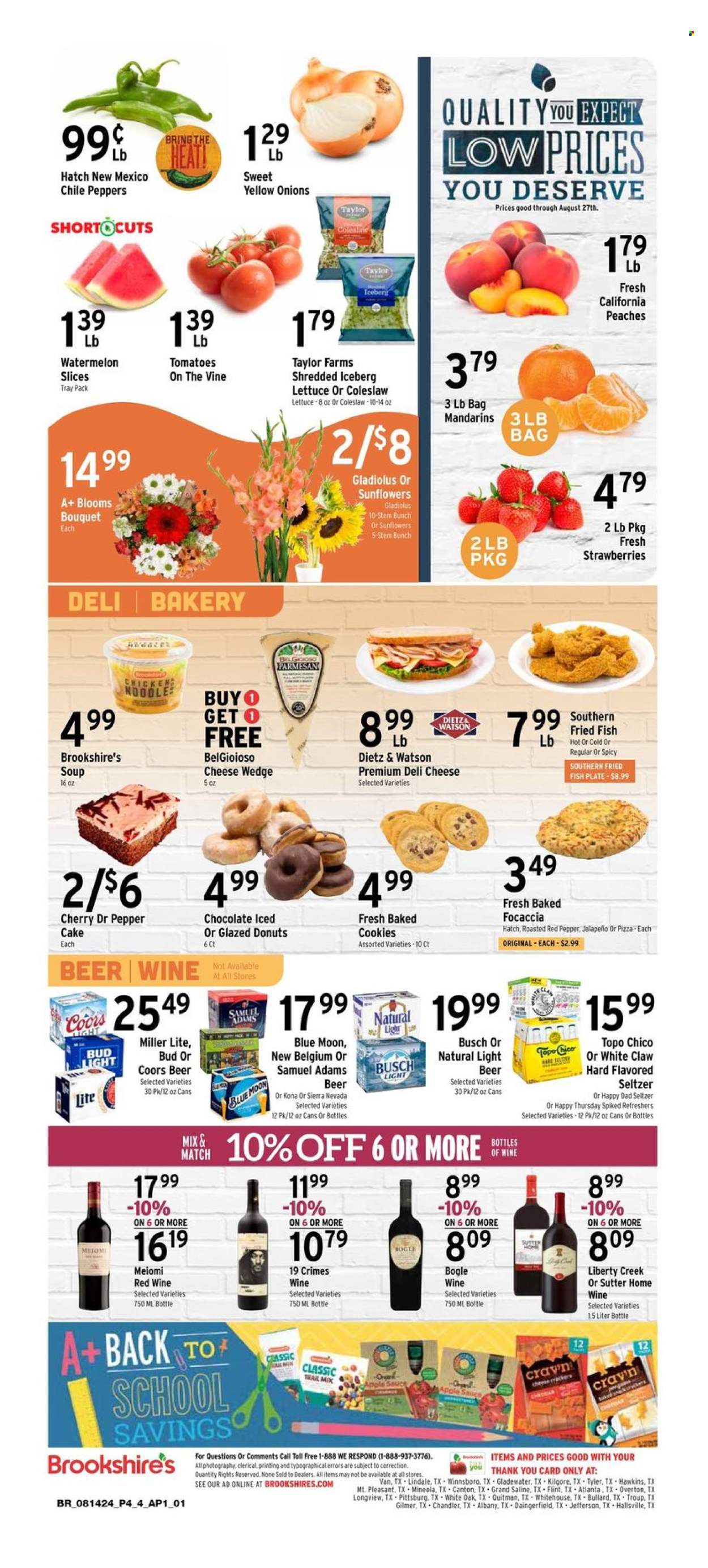 Brookshires ad - 08/14/2024 - 08/20/2024. Page 4