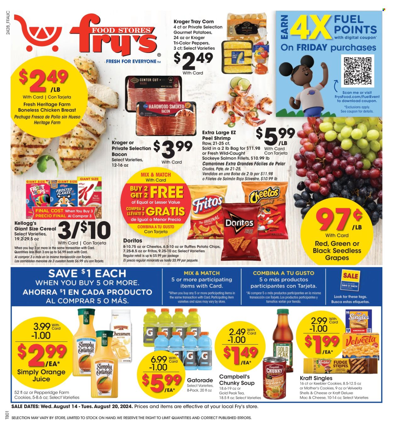 Fry’s ad - 08/14/2024 - 08/20/2024. Page 1