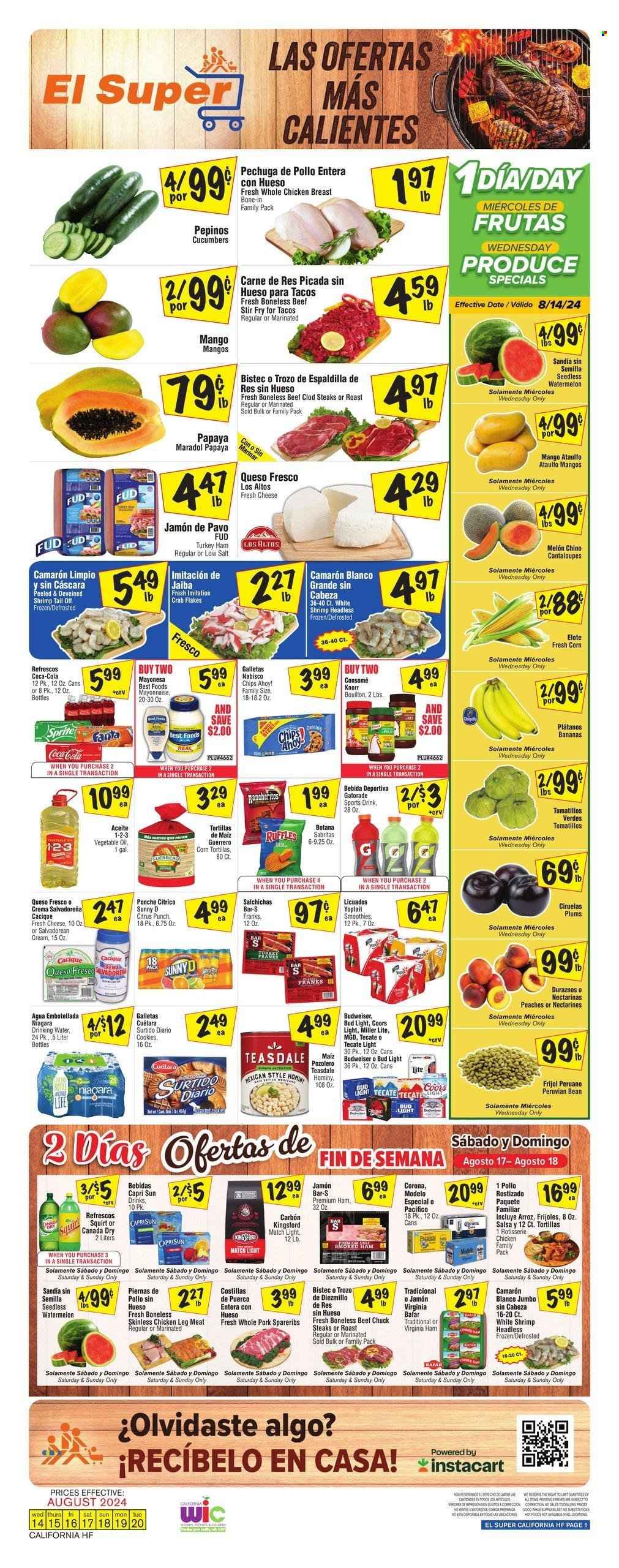 El Super ad - 08/14/2024 - 08/20/2024. Page 1
