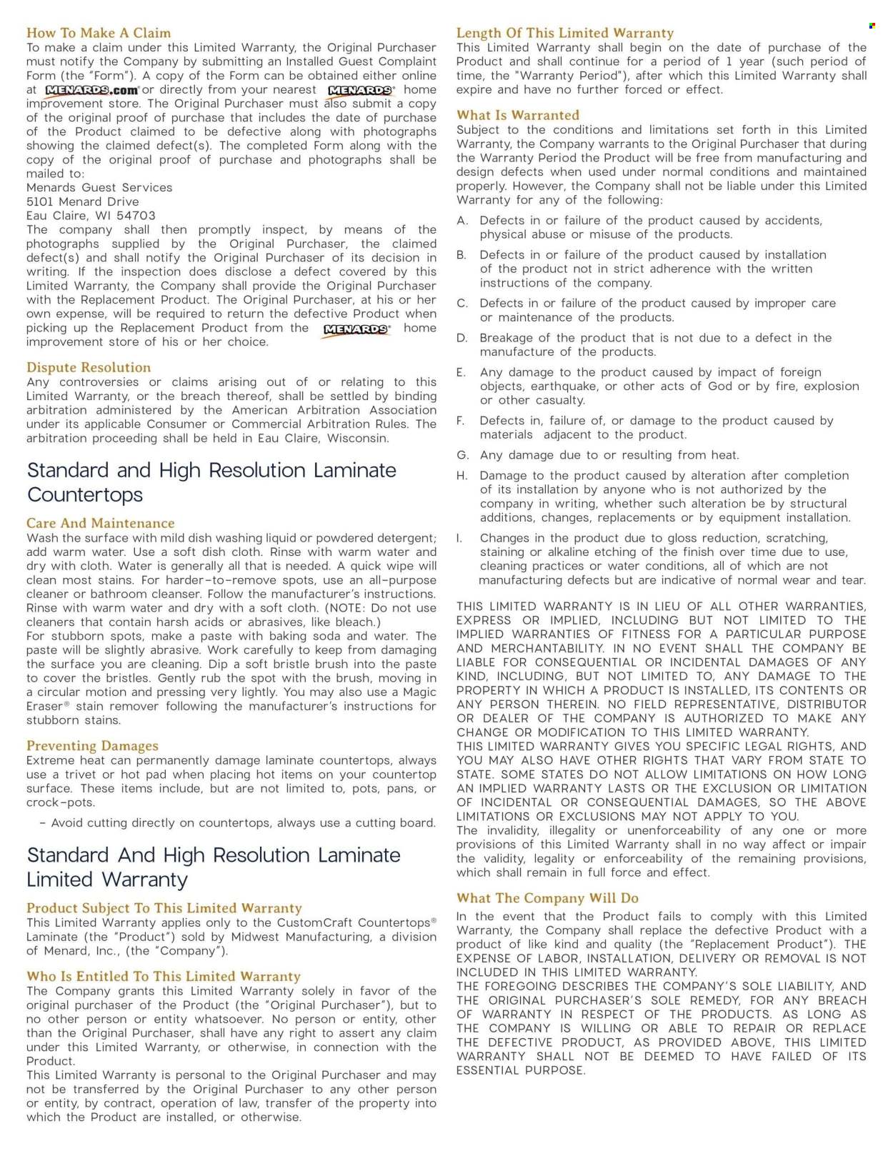 Menards ad - 08/10/2024 - 12/31/2024. Page 73