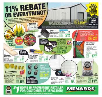 Menards Flyer - 08/15/2024 - 08/25/2024.