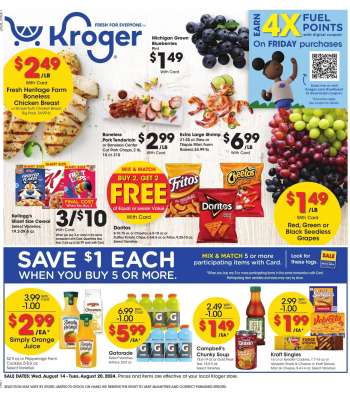 Kroger Flyer - 08/14/2024 - 08/20/2024.