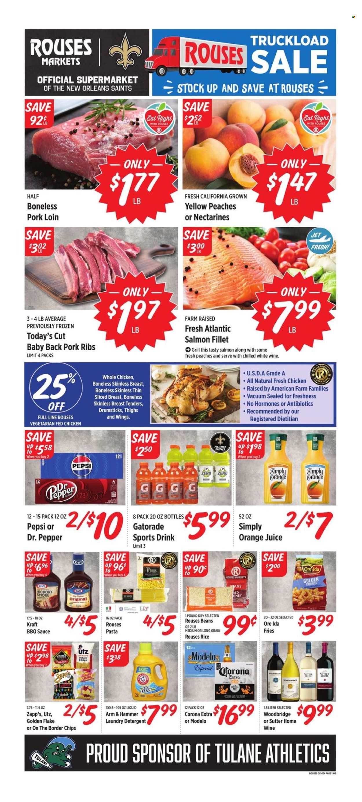 Rouses Markets ad - 08/14/2024 - 08/21/2024. Page 1