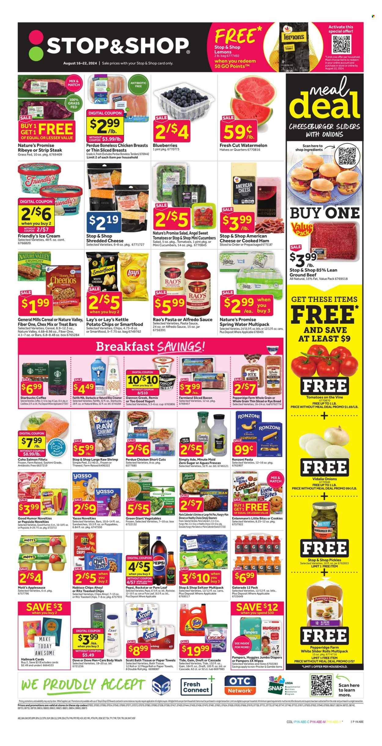 Stop & Shop ad - 08/16/2024 - 08/22/2024. Page 1