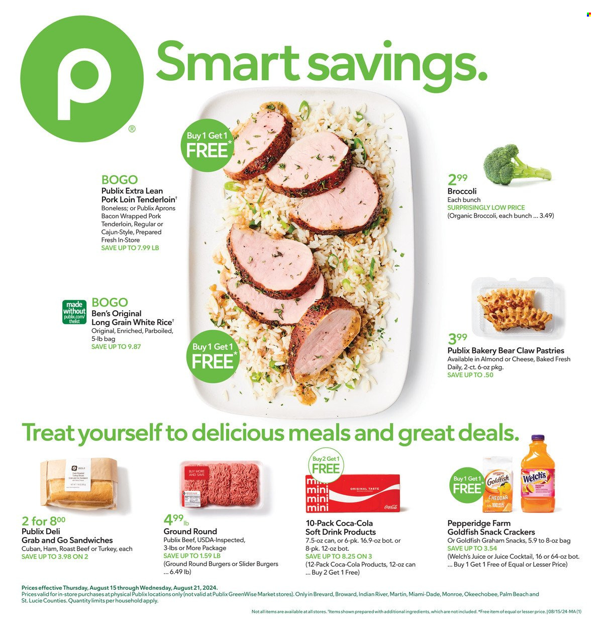 Publix ad - 08/15/2024 - 08/21/2024. Page 1