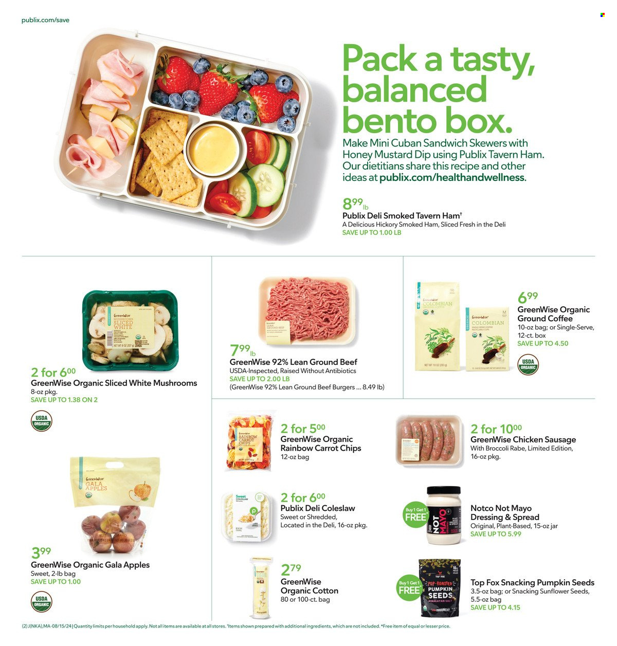 Publix ad - 08/15/2024 - 08/21/2024. Page 2