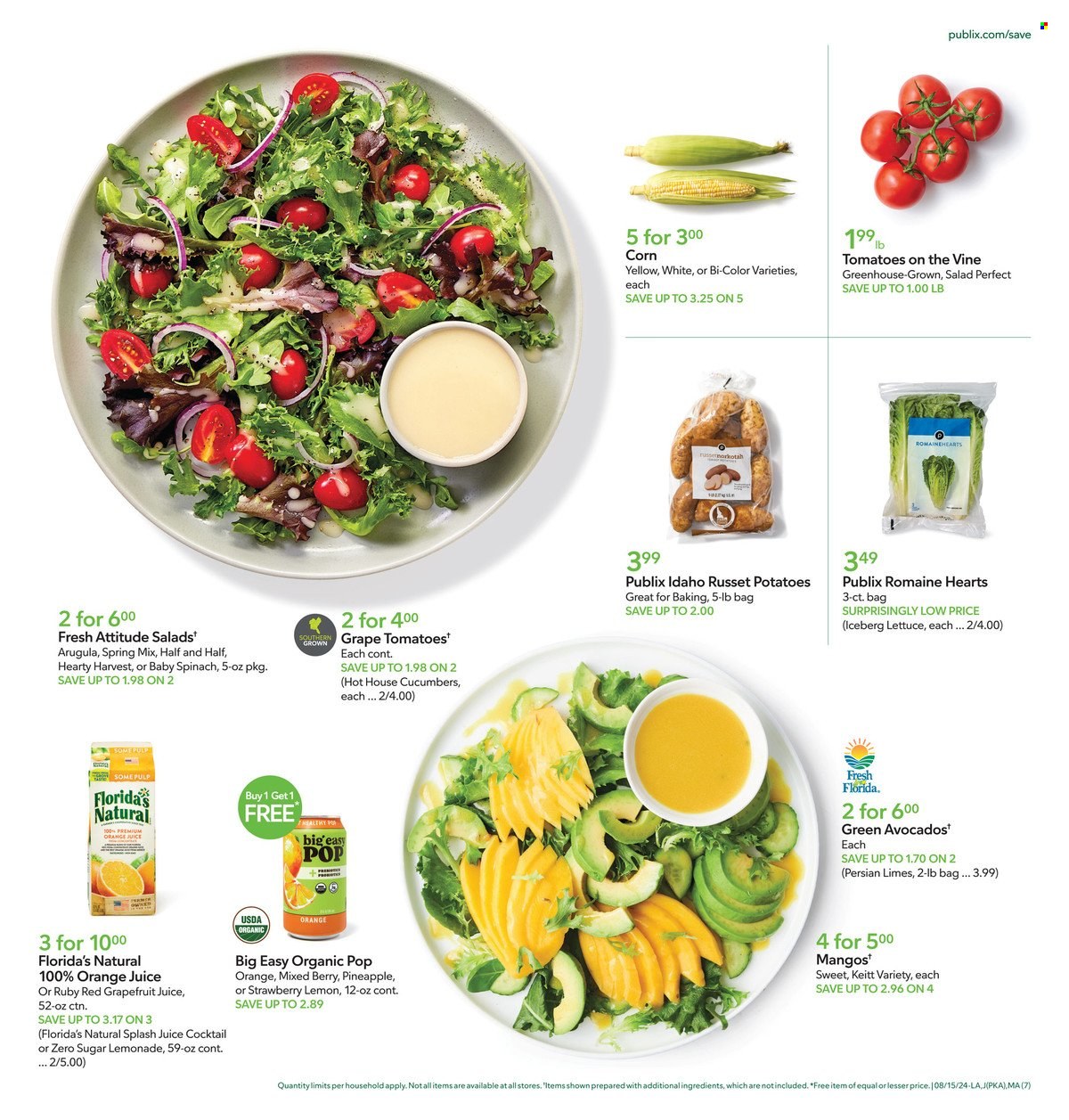 Publix ad - 08/15/2024 - 08/21/2024. Page 7