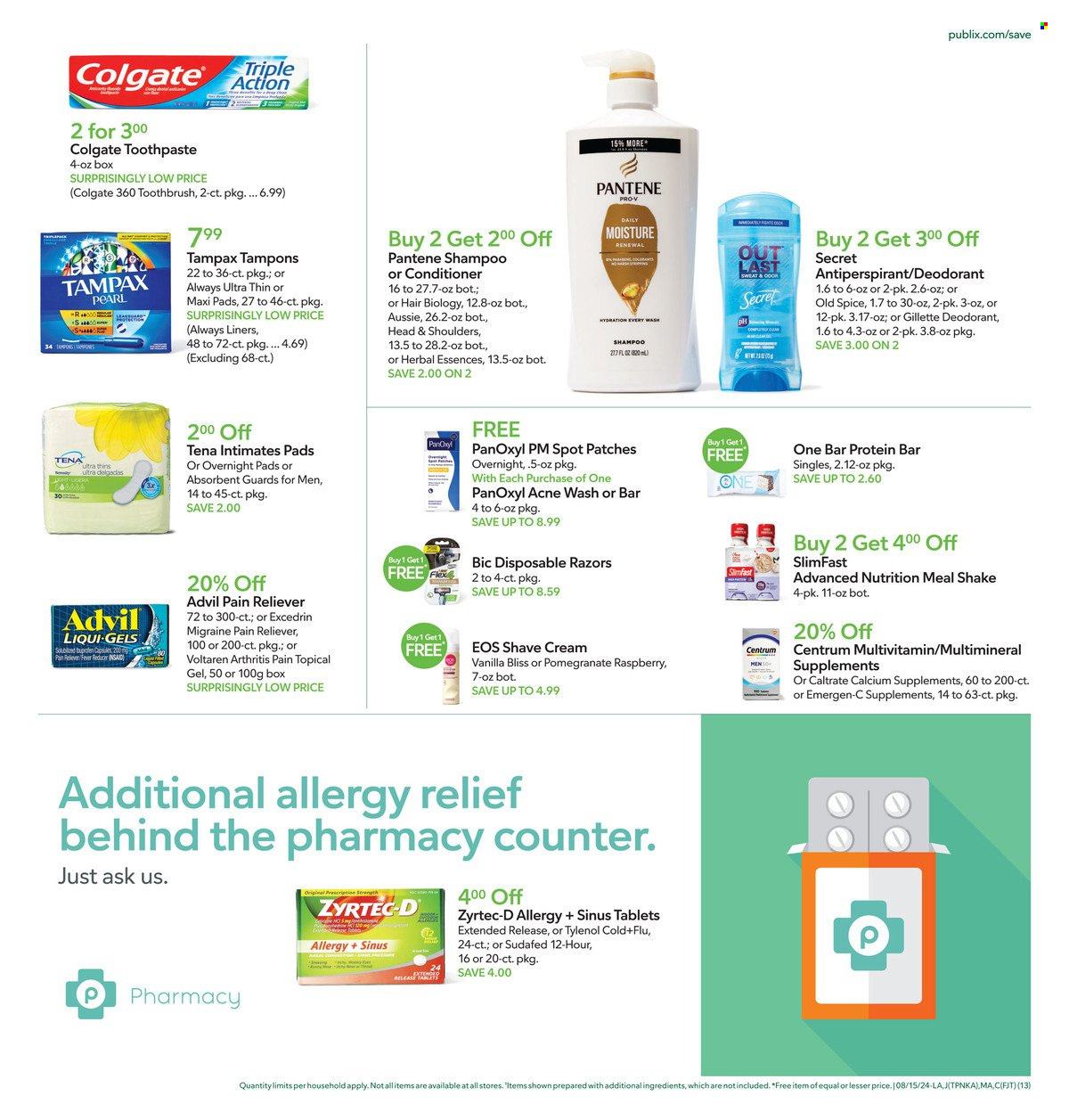 Publix ad - 08/15/2024 - 08/21/2024. Page 13