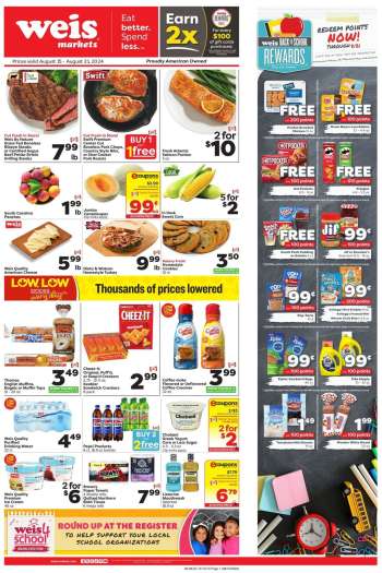 Weis Flyer - 08/15/2024 - 08/21/2024.